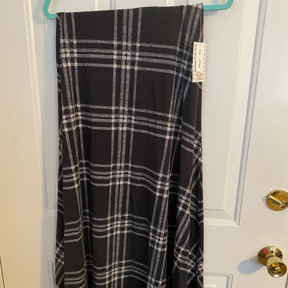 XS plaid Maxi